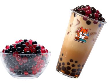 Ягодный кремовый бабл-ти Foxidrinks