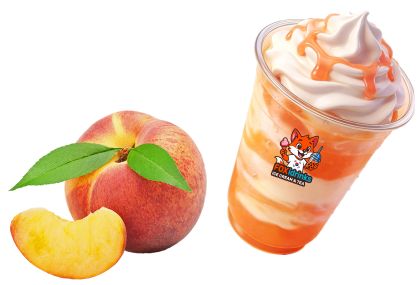 Персиковый кремовый десерт Foxidrinks